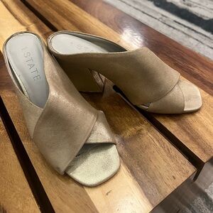 1.STATE Gold Heels size 8